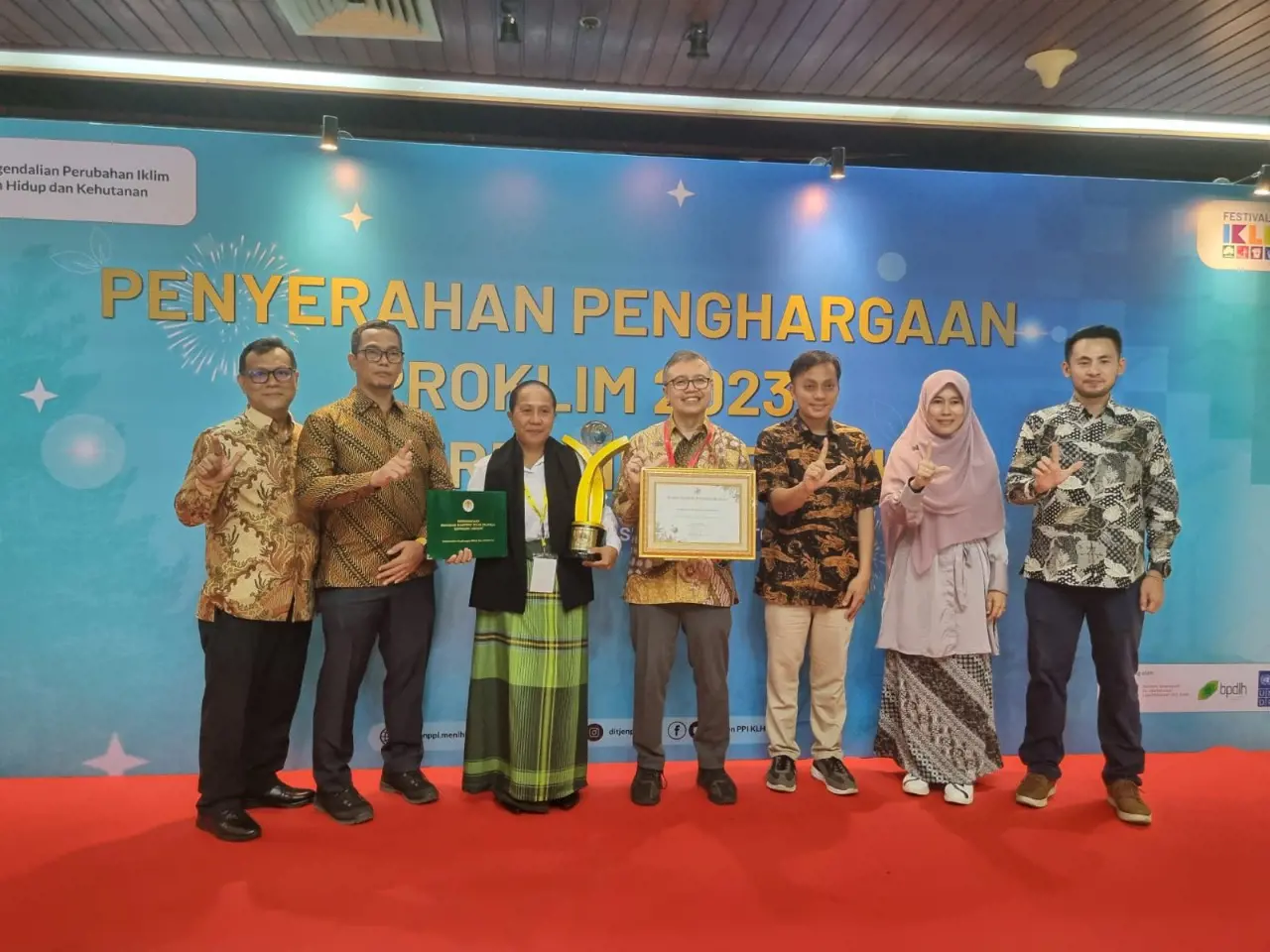 KLHK Awarding Pertamina EP Donggi Matindok Field PROKLIM Supporter Award 2023