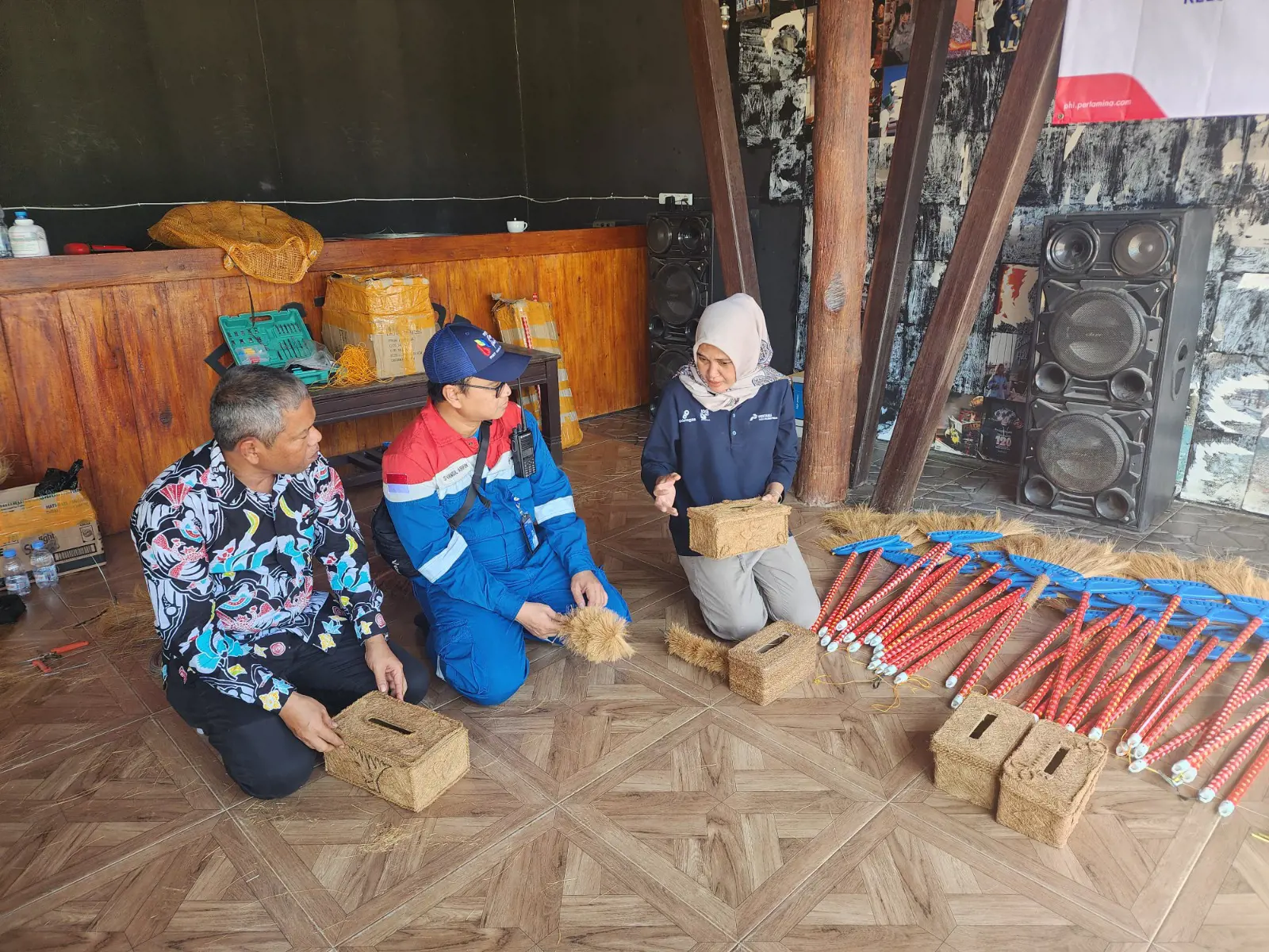 Dukung Peningkatan Ekonomi dan Pelestarian Lingkungan, PHKT Gelar Pelatihan Pemanfaatan Ulang Sabut Kelapa di Penajam Paser Utara