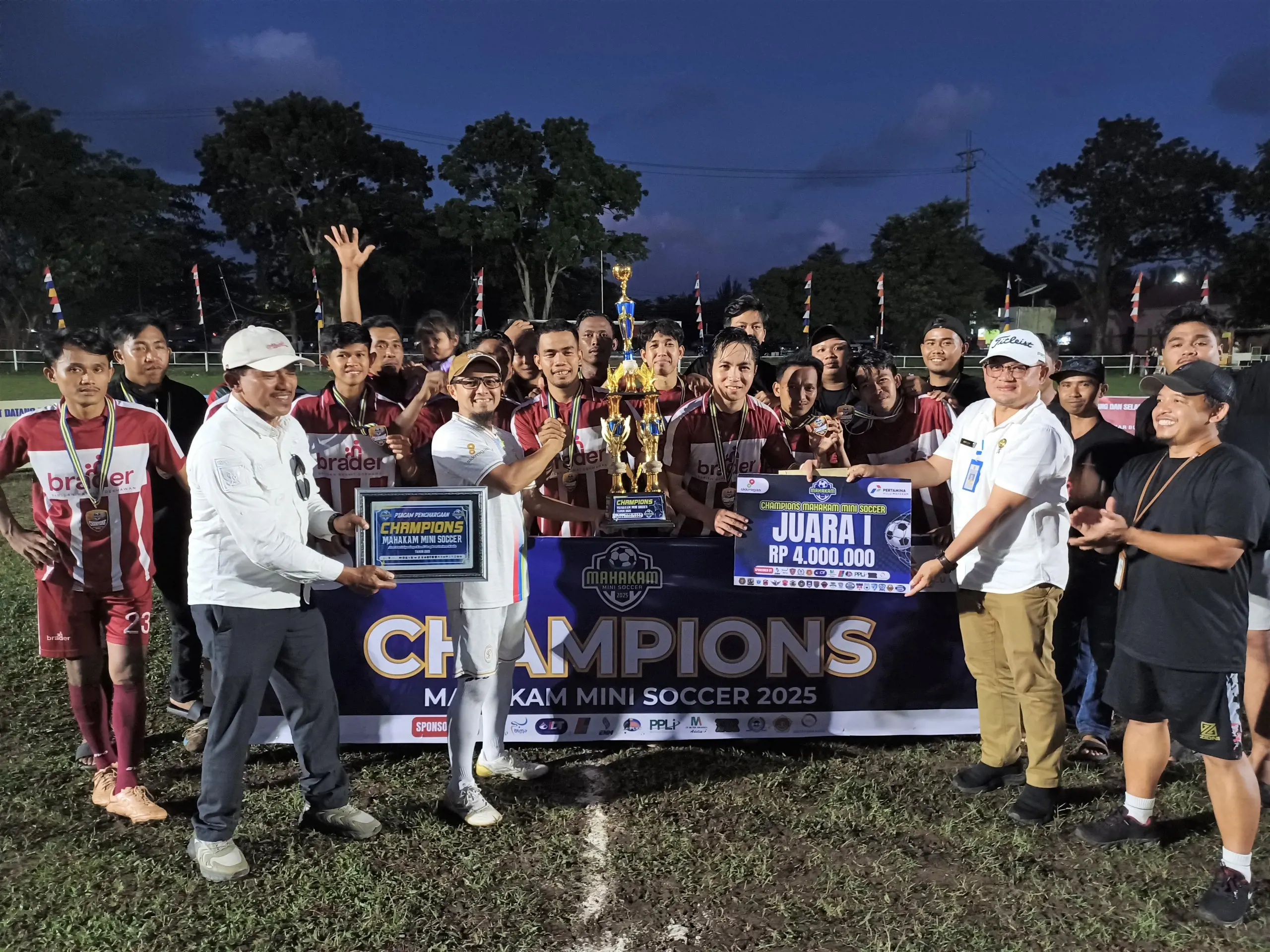 Dukung Kesehatan dan Kolaborasi, Pertamina Hulu Mahakam Gelar Turnamen Mahakam Mini Soccer 2025
