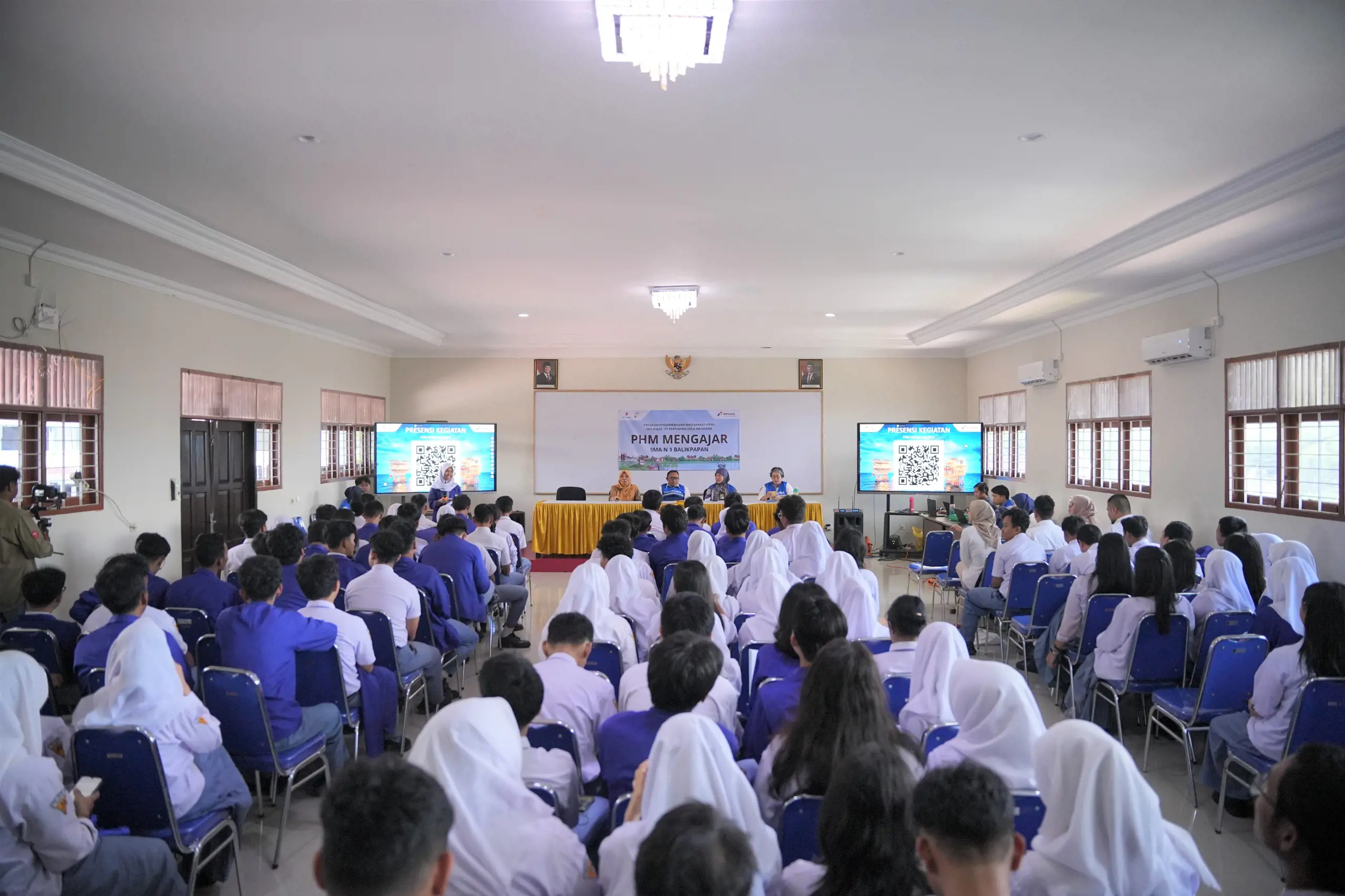 Pertamina Hulu Mahakam Gelar Pembekalan Karier Industri Hulu Migas Bagi Siswa SMAN 1 Balikpapan