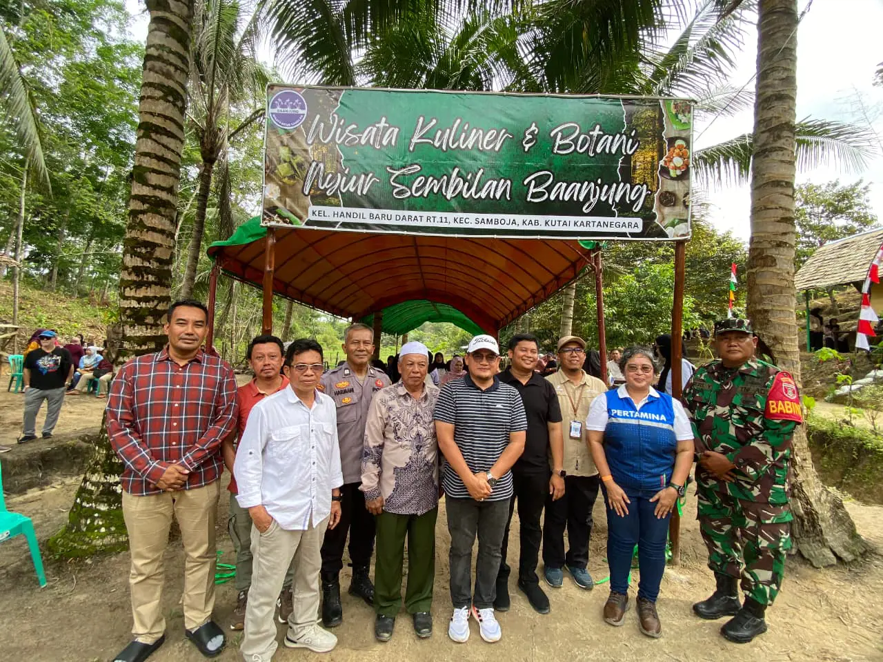 Kembangkan Eco-Edutourism di Kutai Kartanegara, Pertamina Hulu Mahakam Resmikan Wisata Kuliner dan Botani Nyiur Sembilan
